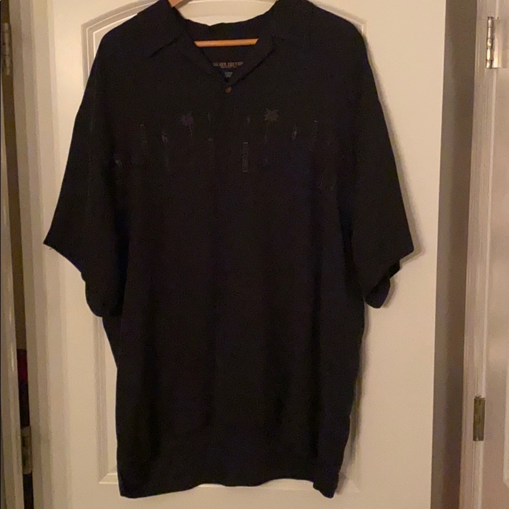 Black Button Down Short Sleeve